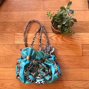 Rare Leather Bling Purse